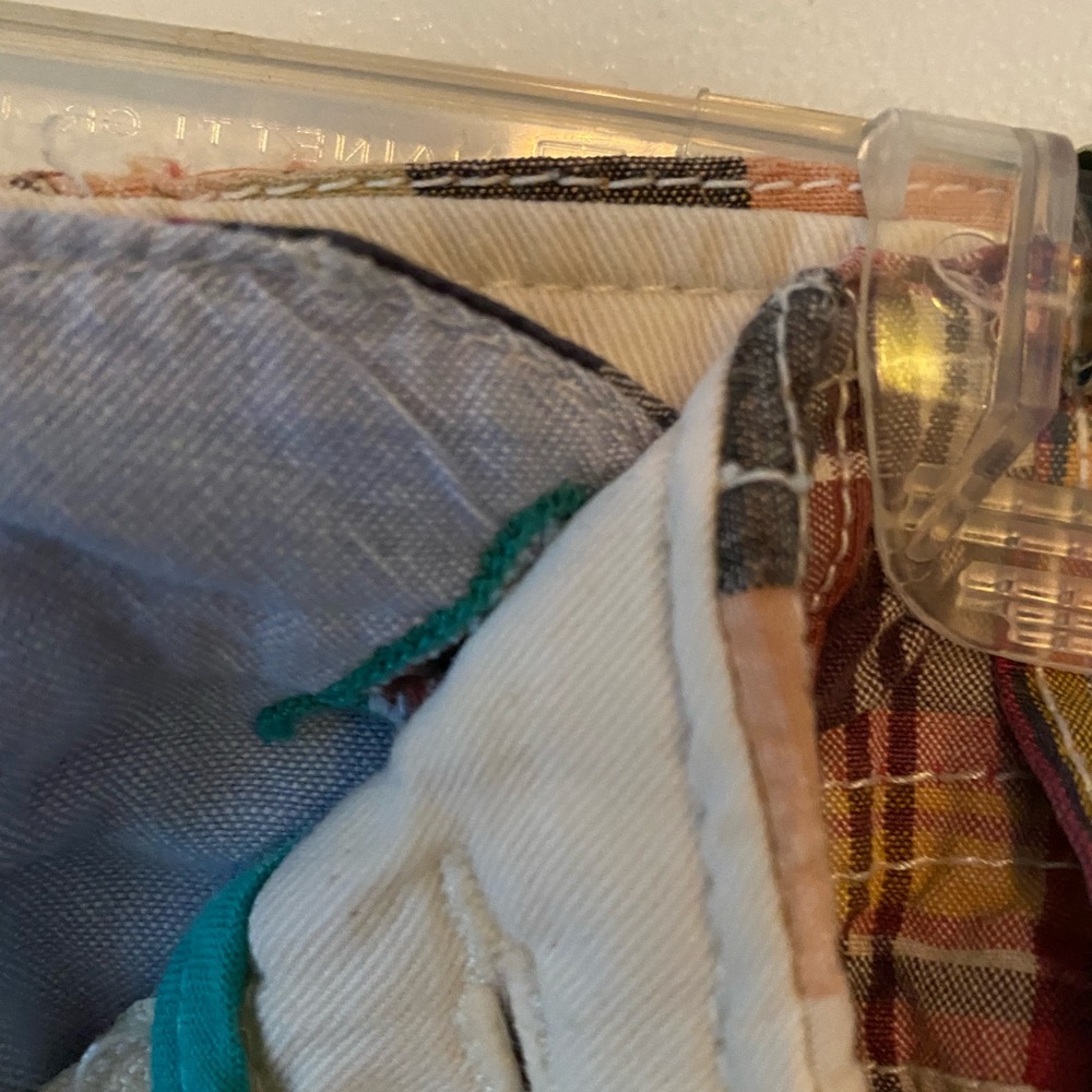 American Eagle Plaid Patch Work Shorts - image 4